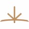 Ekena Millwork Alberta Smooth Timber Gable Bracket, Western Red Cedar, 72"W x 39"H x 3 1/2"D x 3 1/2"F, 13/12 Pitch GBW072X39X0404ALB00SWR - alternate 1